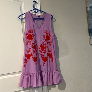 Embroidered Dress Size M